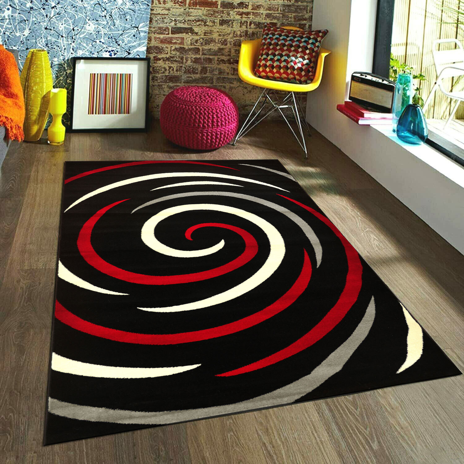 Sky Modern Circle Pattern Rug