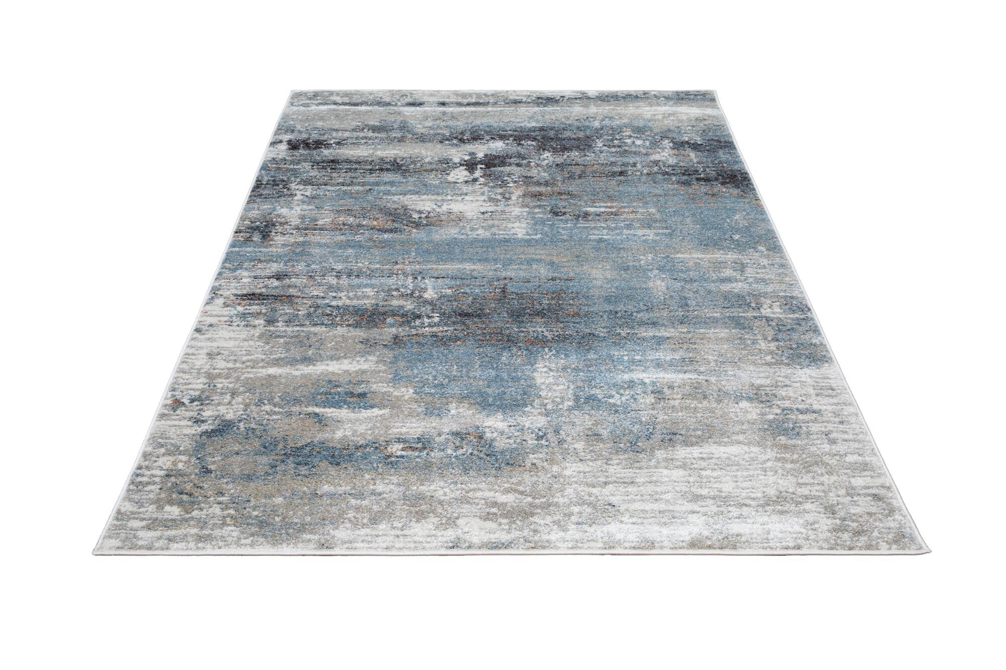 Vivid Contemporary Abstract Rug