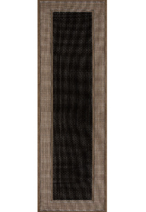 Soleil Beige Border Flatweave Rug