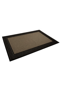 Soleil Black Border Flatweave Rug