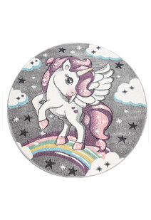 Charlie Flying Unicorn Kids Rug