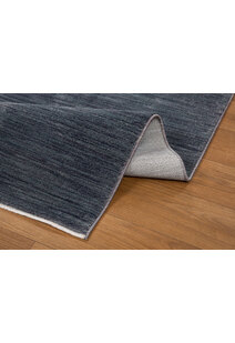 Cora Plain Blue Modern Rug