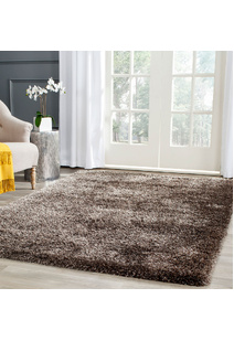 Dream Plain Brown Shaggy Rug