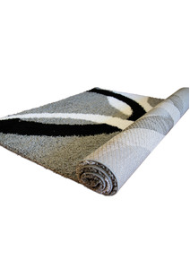 Moss Grey Modern Shaggy Rug