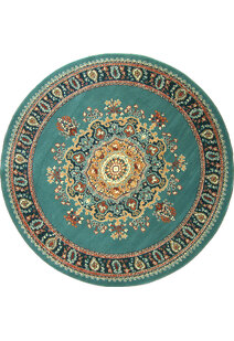 Gil Traditional Blue Medallion Rug