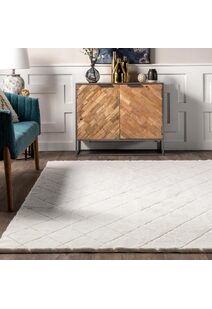 Jessa Washable Trellis Rug