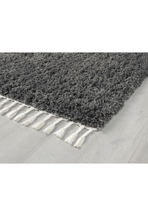 Joey Plain Anthracite Shaggy Rug