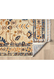 Opal Traditional Floral Border Rug