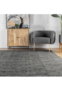 Scandi Hand Woven Wool Rug