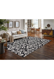 Sandy Contemporary Floral Rug