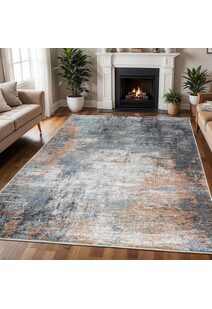 Vivid Contemporary Abstract Rug