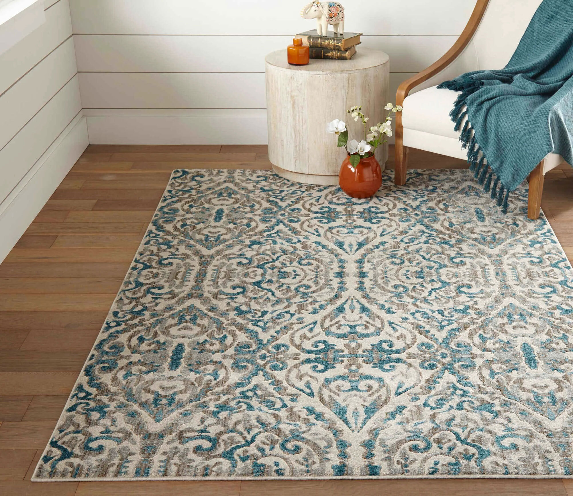 Melissa Contemporary Floral Rug