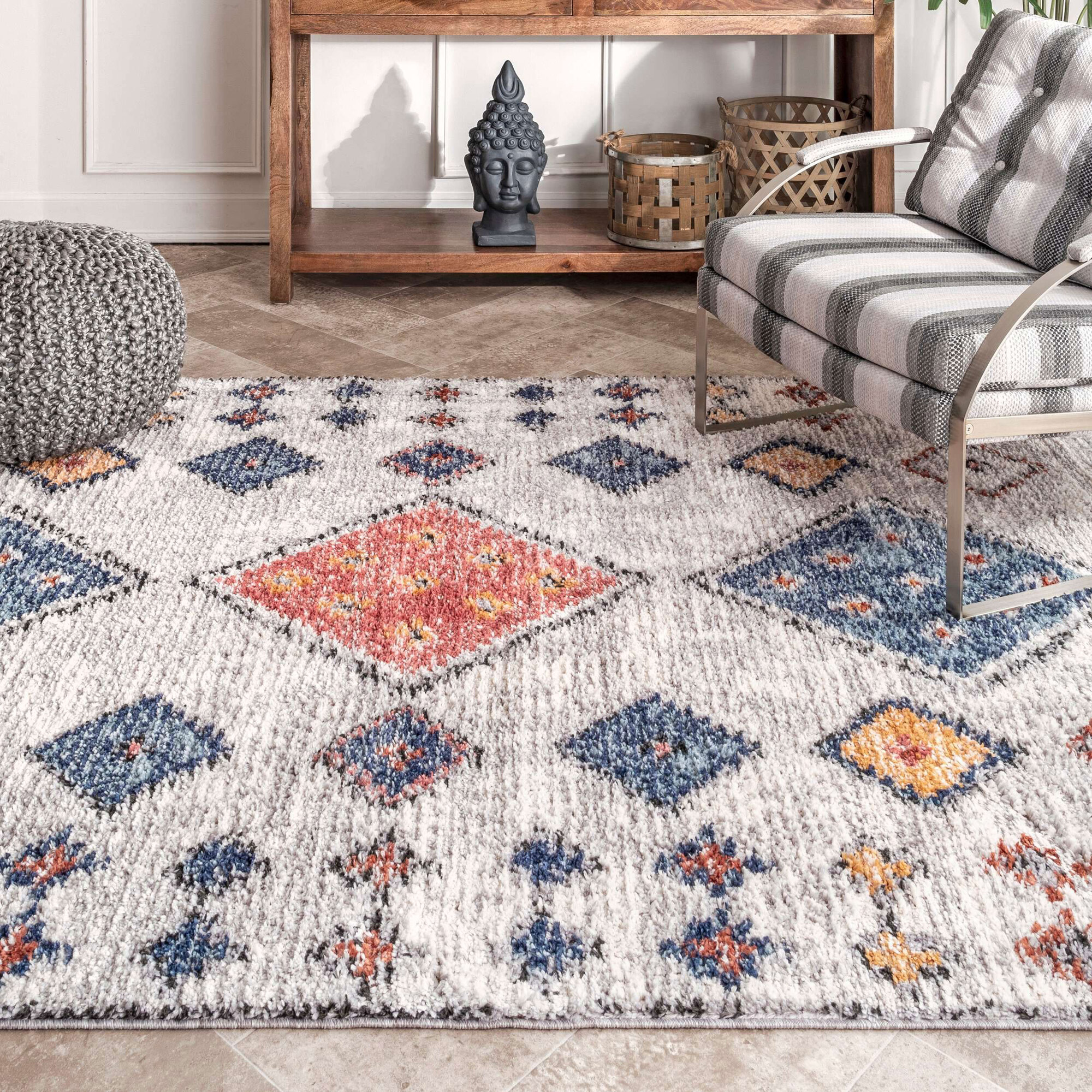 Amara Moroccan Diamond Rug