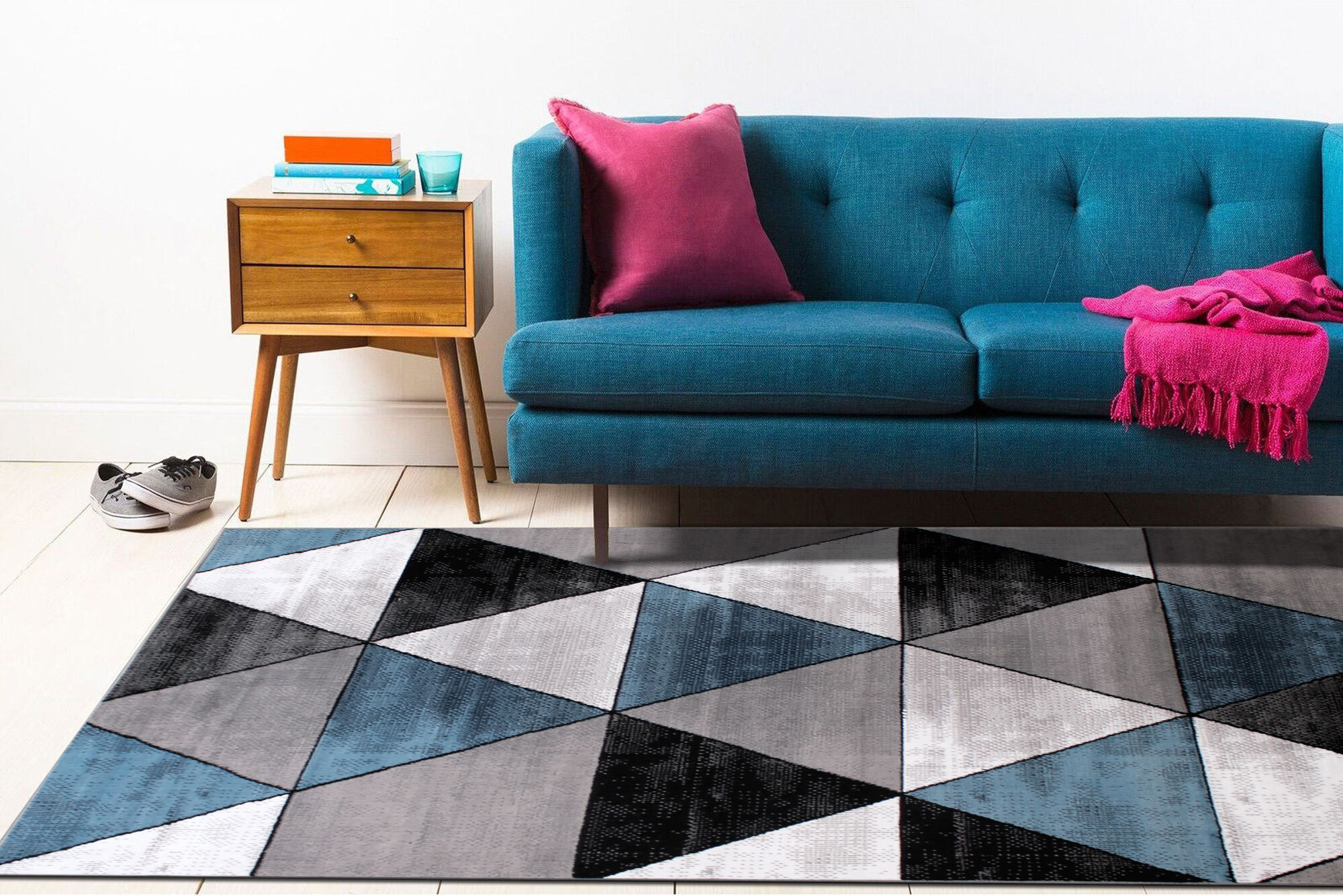 Axel Modern Triangle Pattern Rug