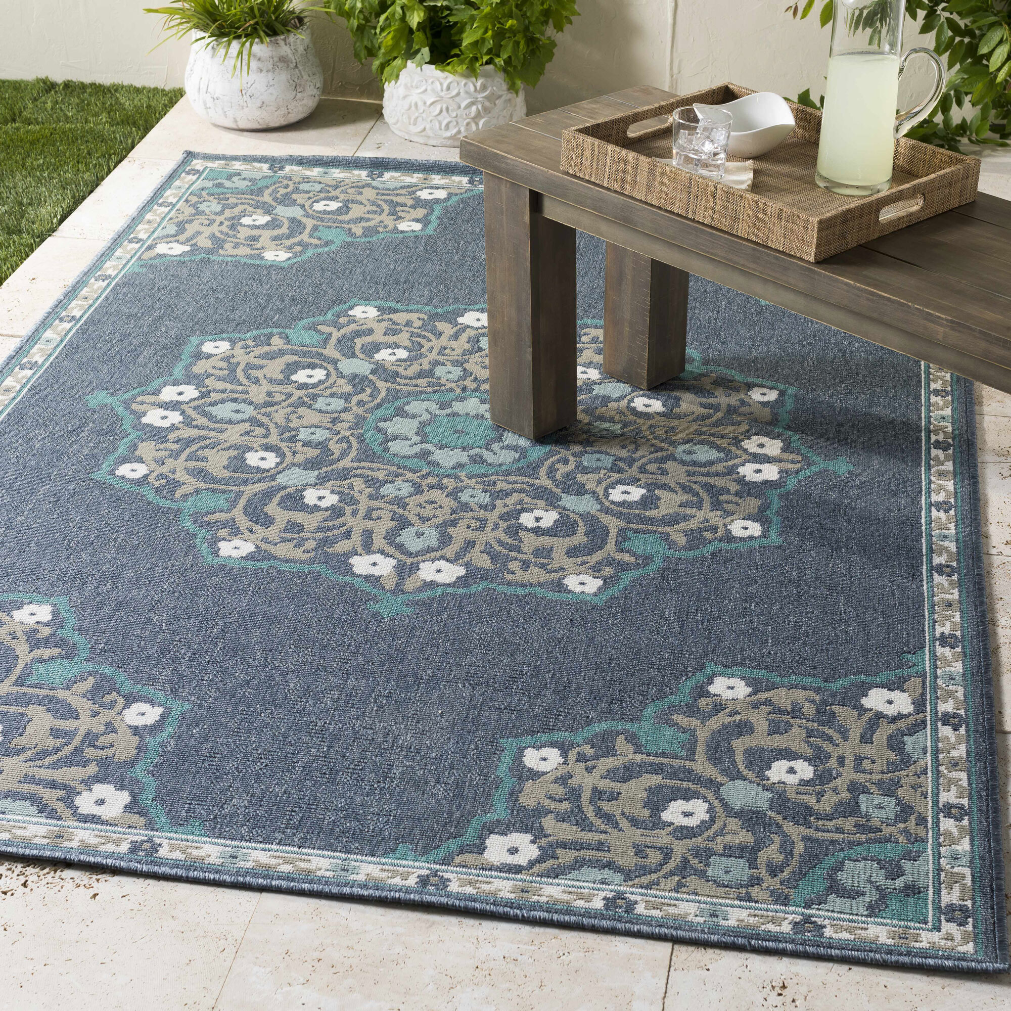 Ambient Medallion Outdoor Rug