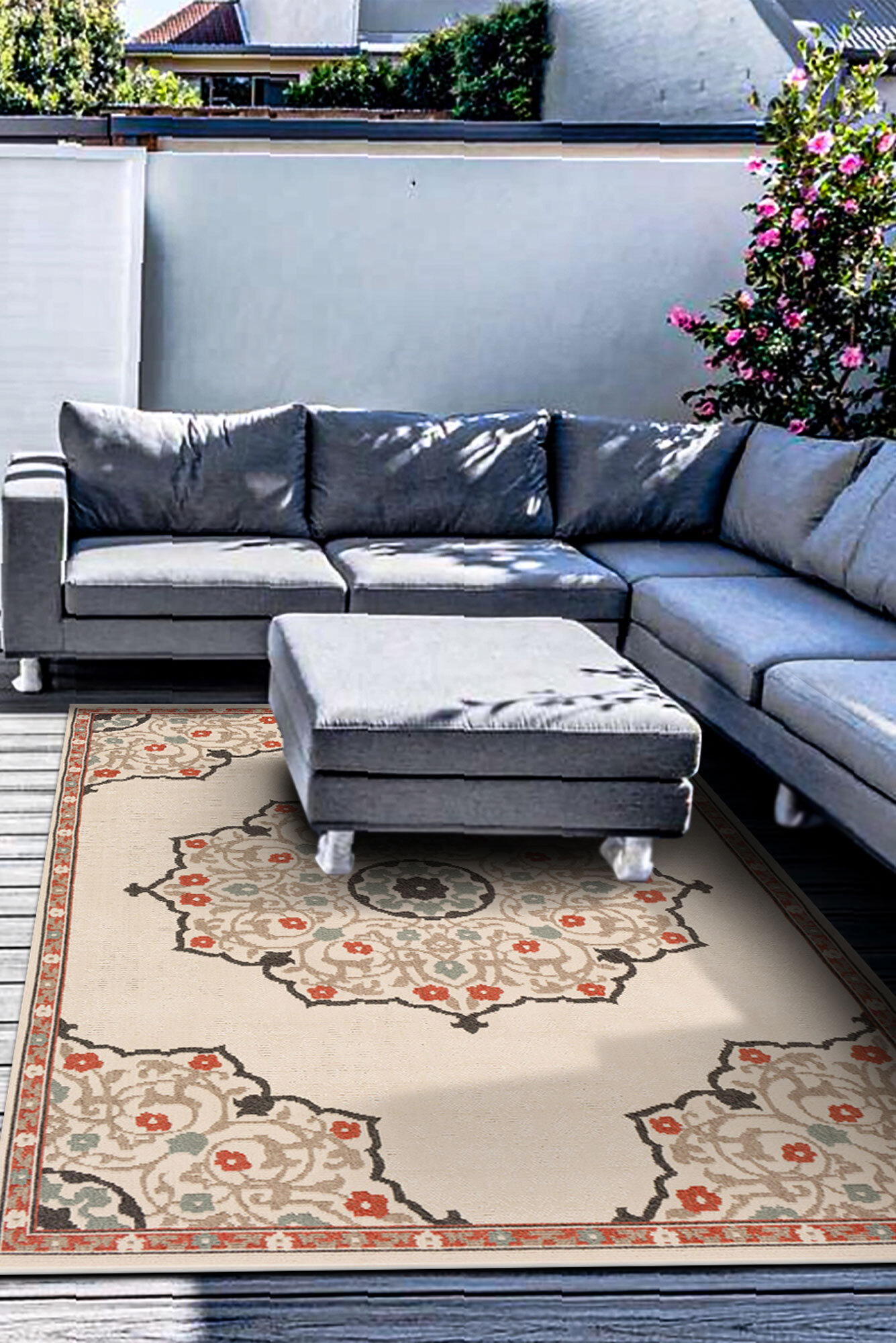 Ambient Floral Medallion Rug