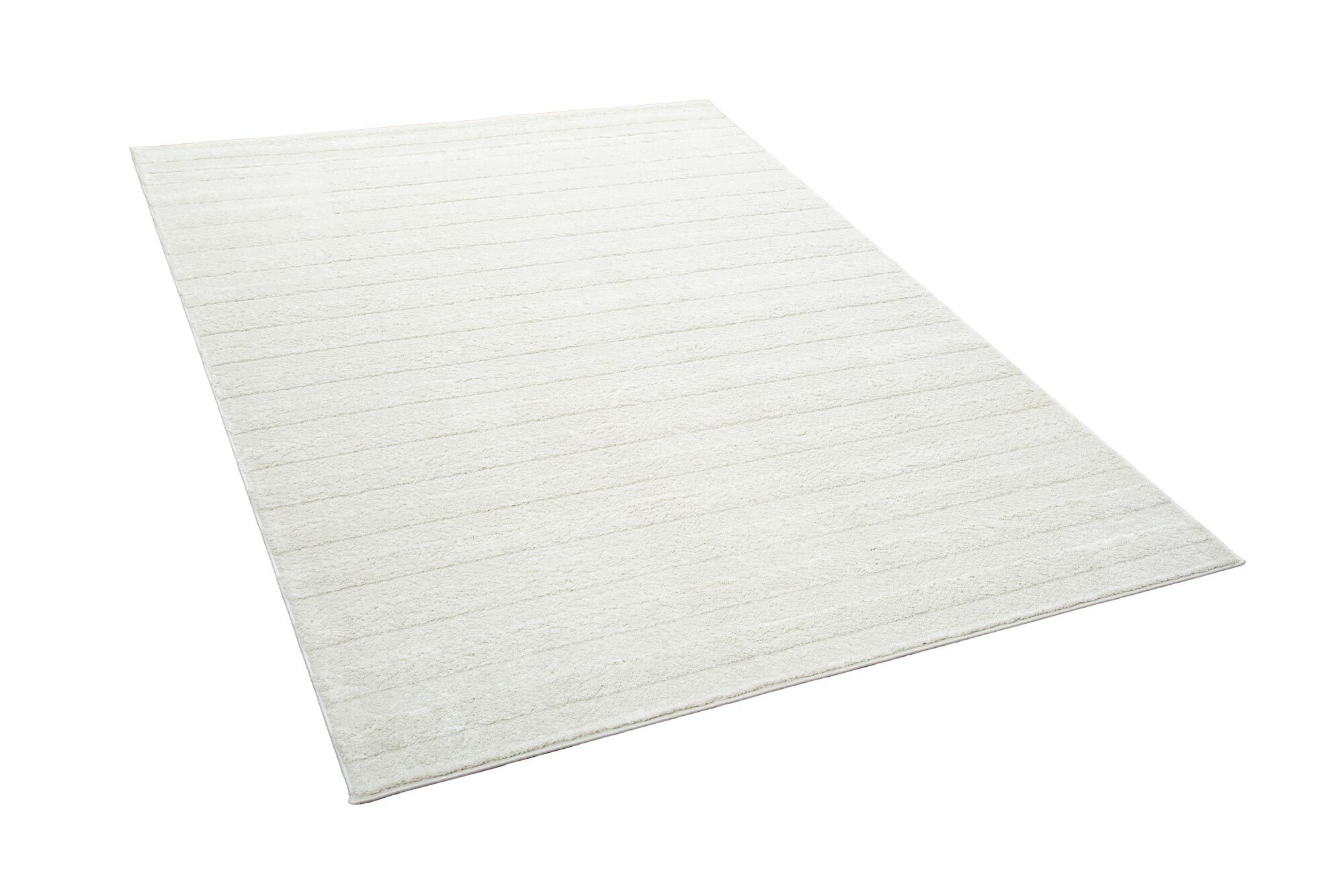 Austin Plain Ivory Striped Rug