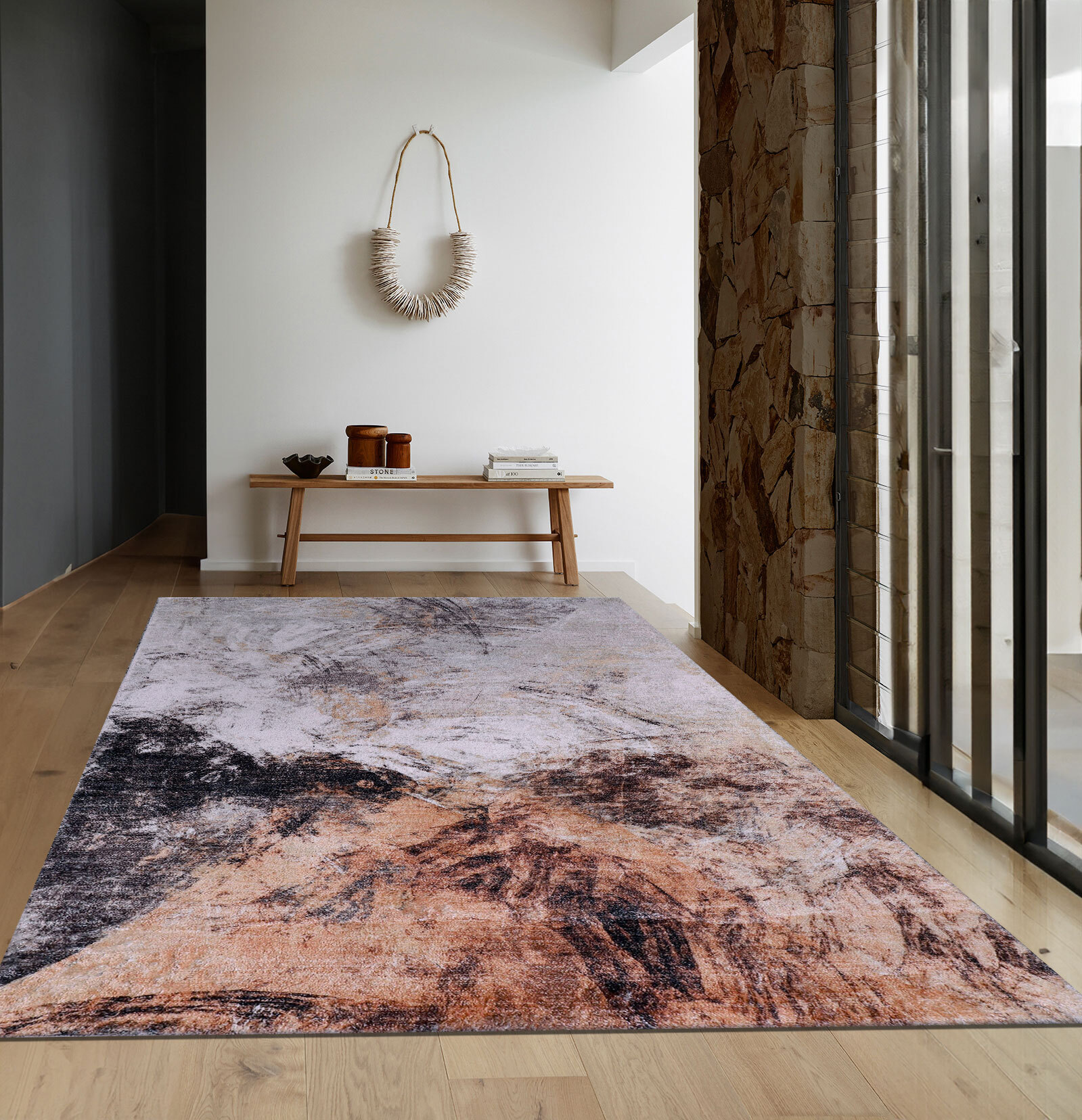 Cato Contemporary Abstract Rug