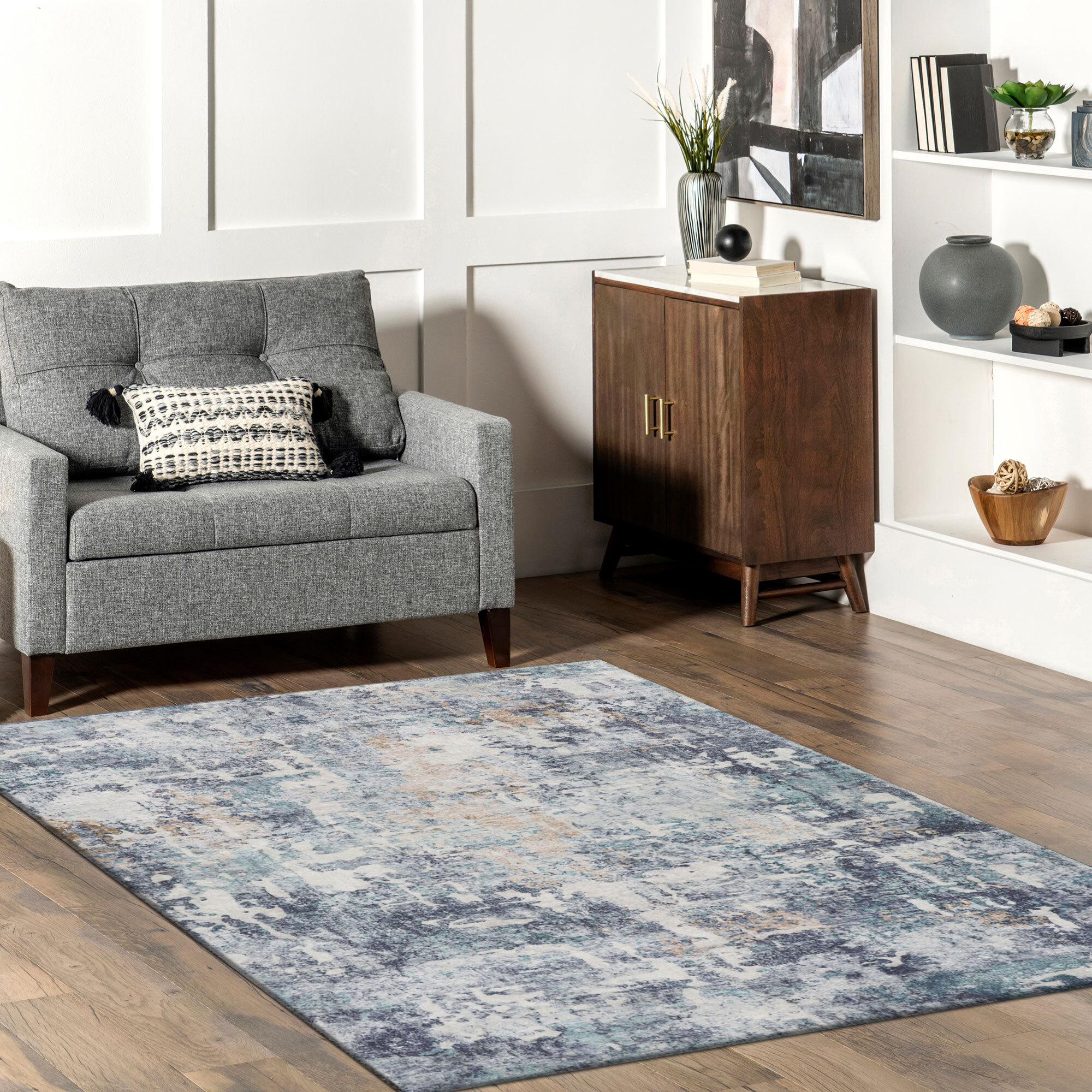 Cato Contemporary Abstract Rug