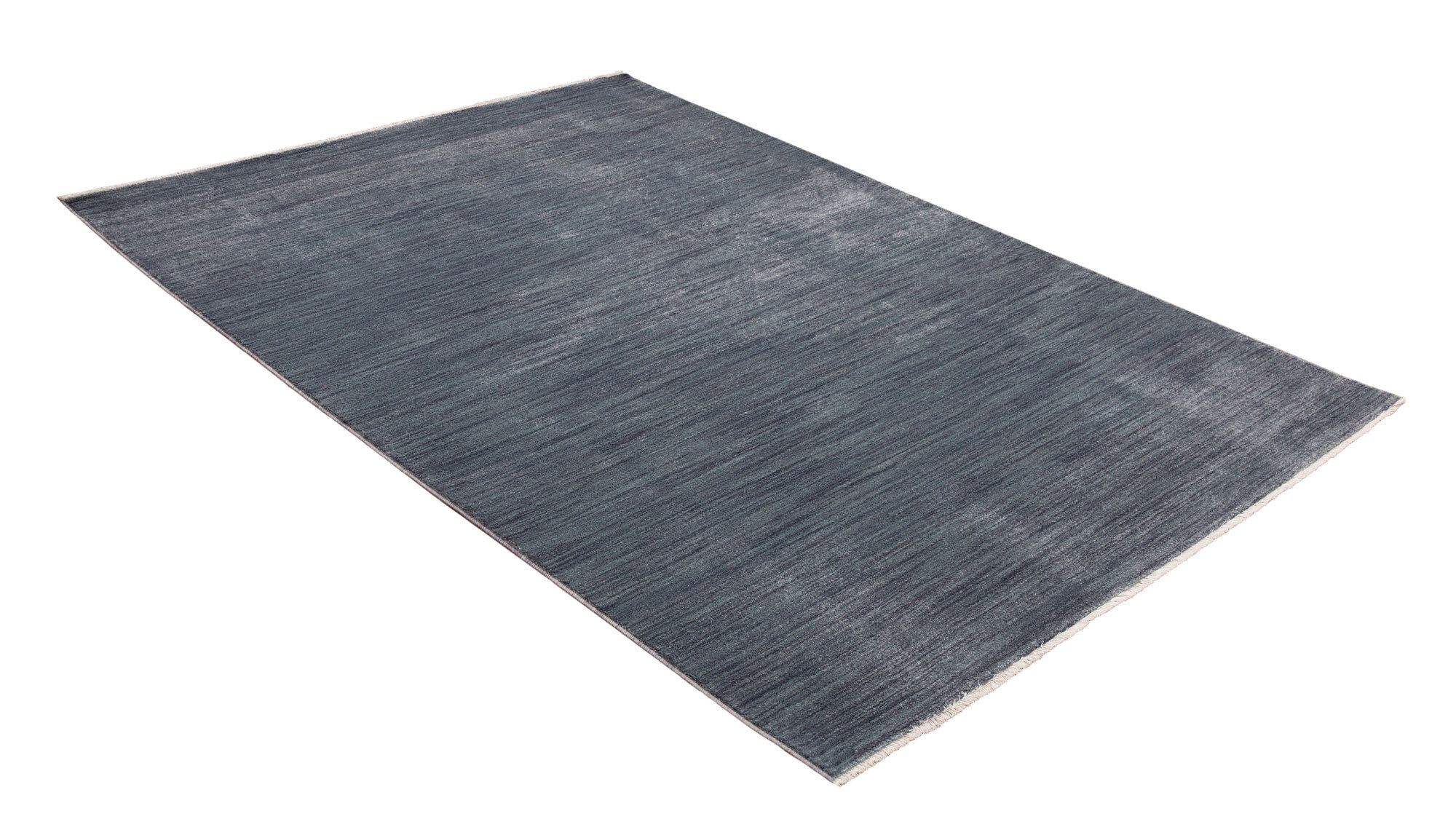 Cora Plain Blue Modern Rug