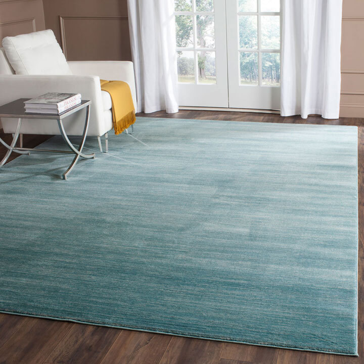 Domani Modern Plain Blue Rug