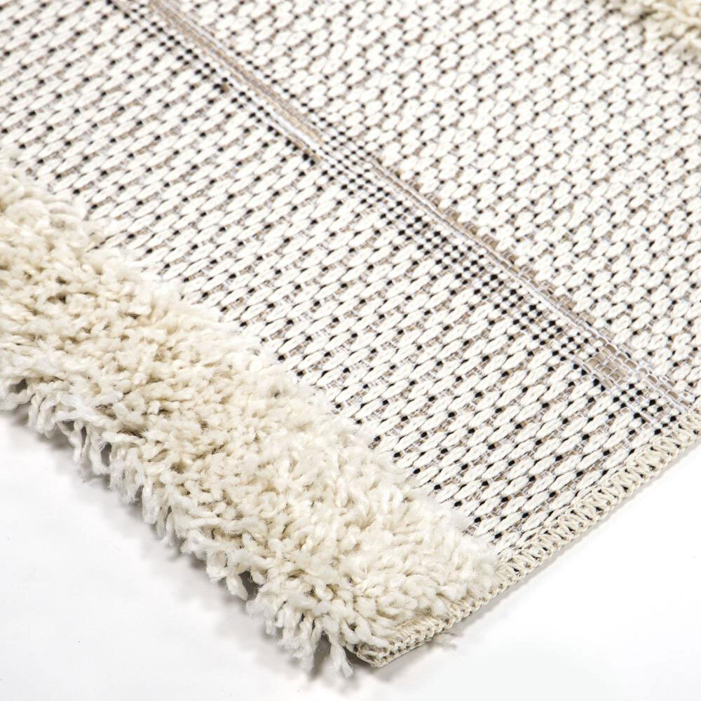 Evan Striped Multi Textured Rug