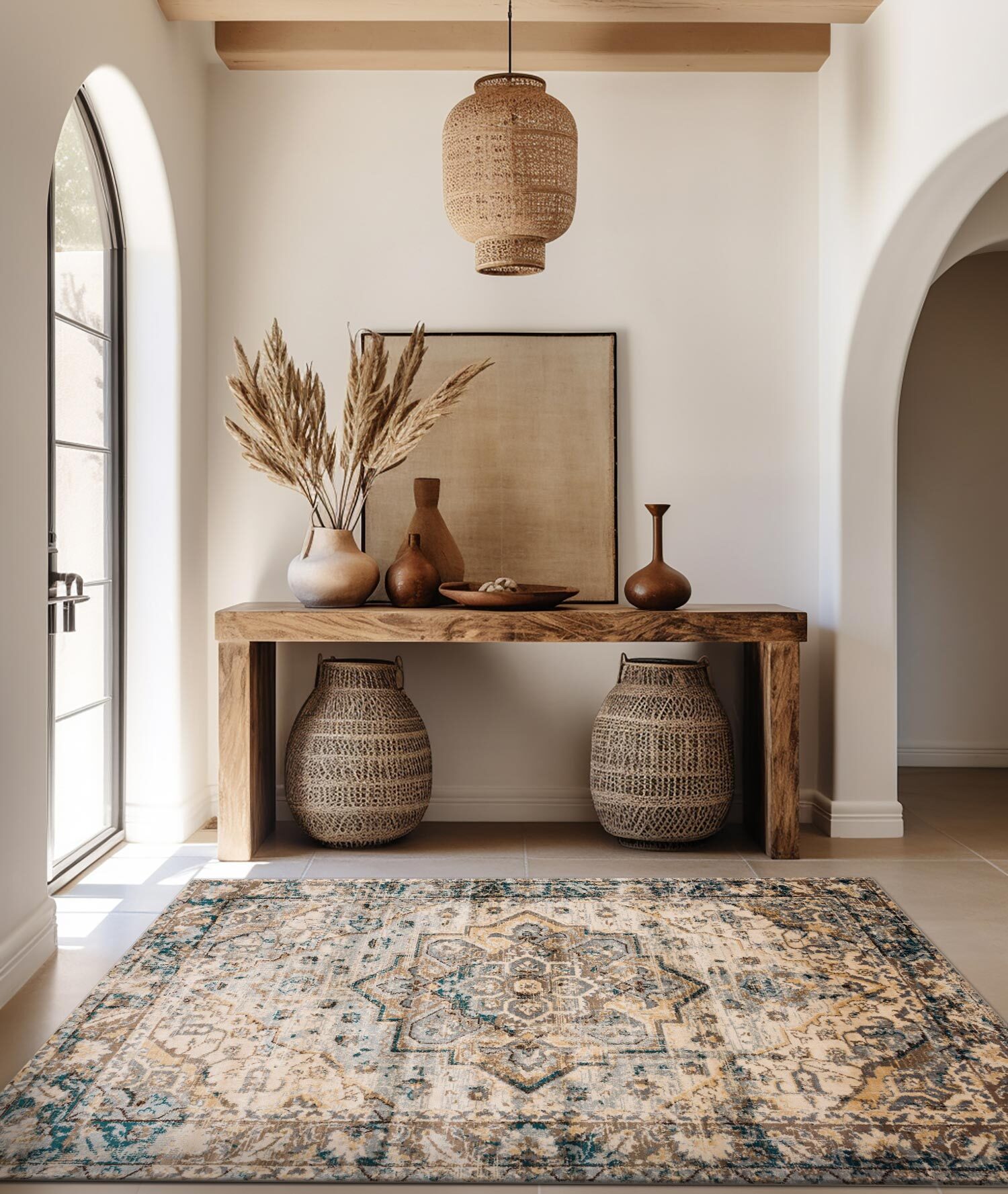 Fred Traditional Medallion Rug