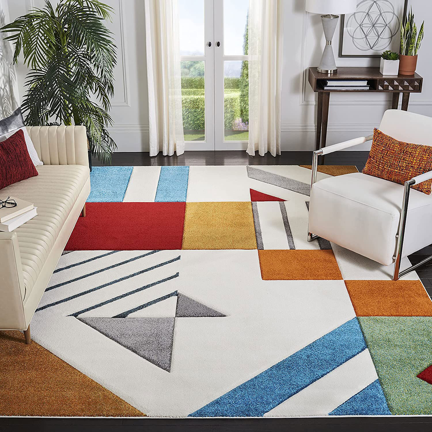 Freya Modern Geometric Rug