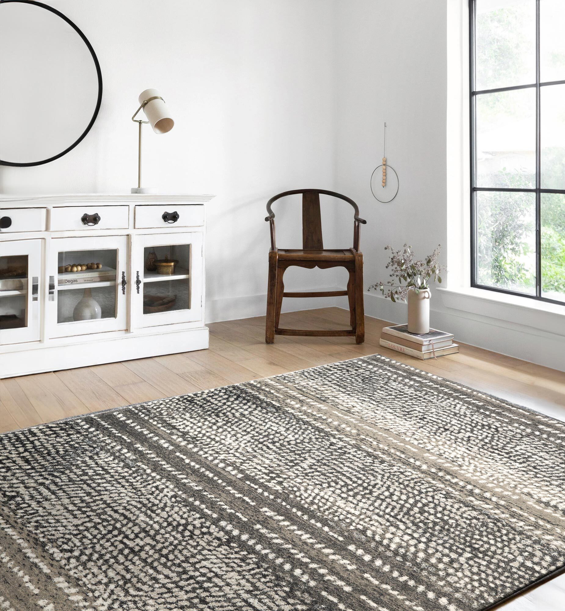 Kabir Modern Striped Rug