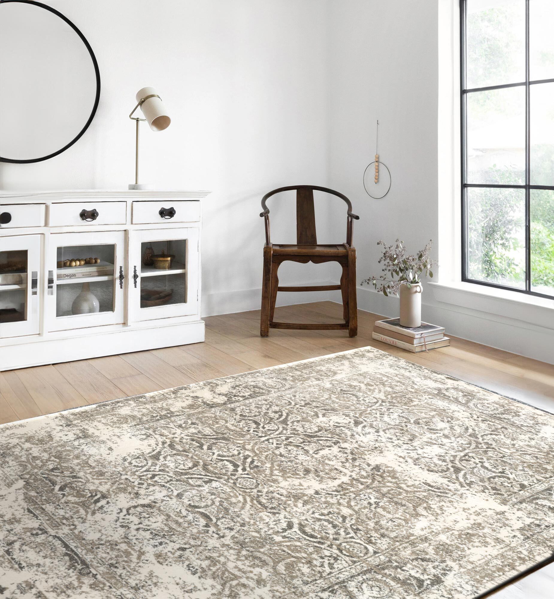 Kabir Traditional Floral Rug