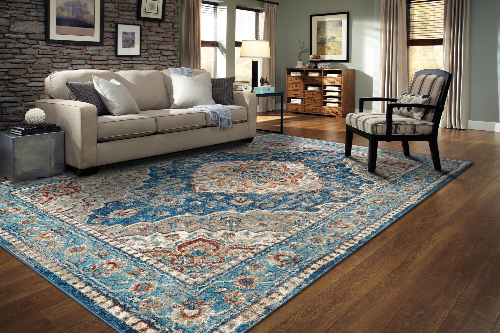 Kabir Traditional Medallion Rug