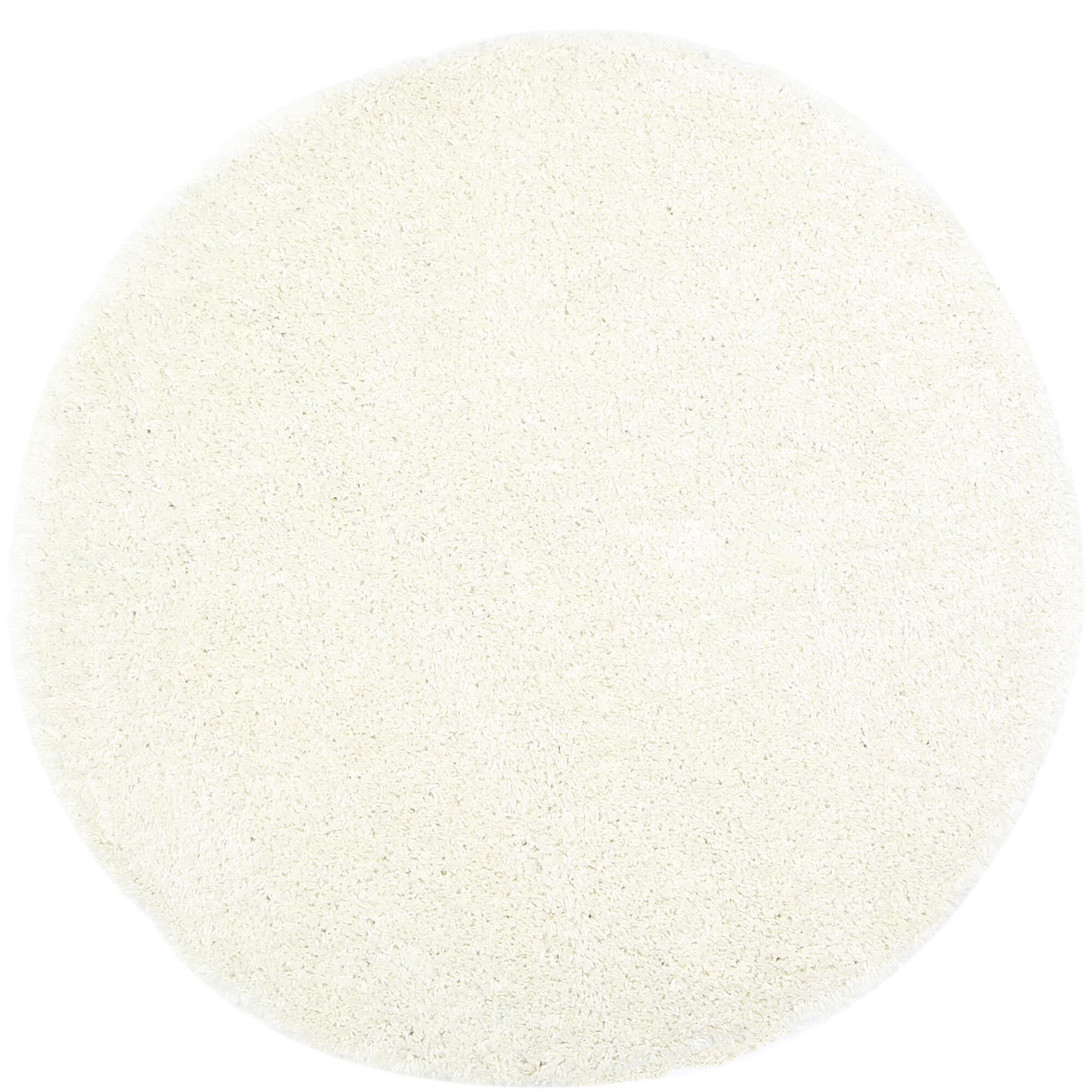 Luis Plain Cream Shaggy Rug