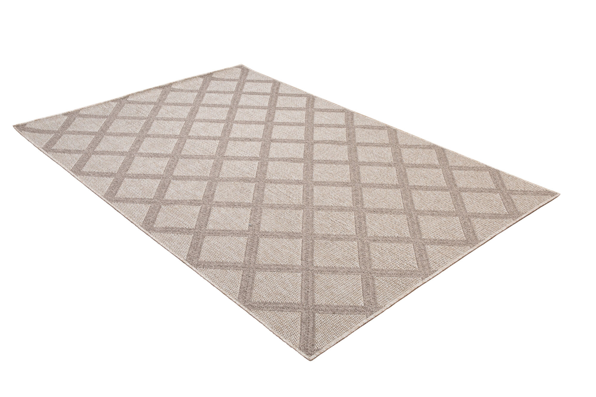 Mika Diamond Trellis Patio Rug