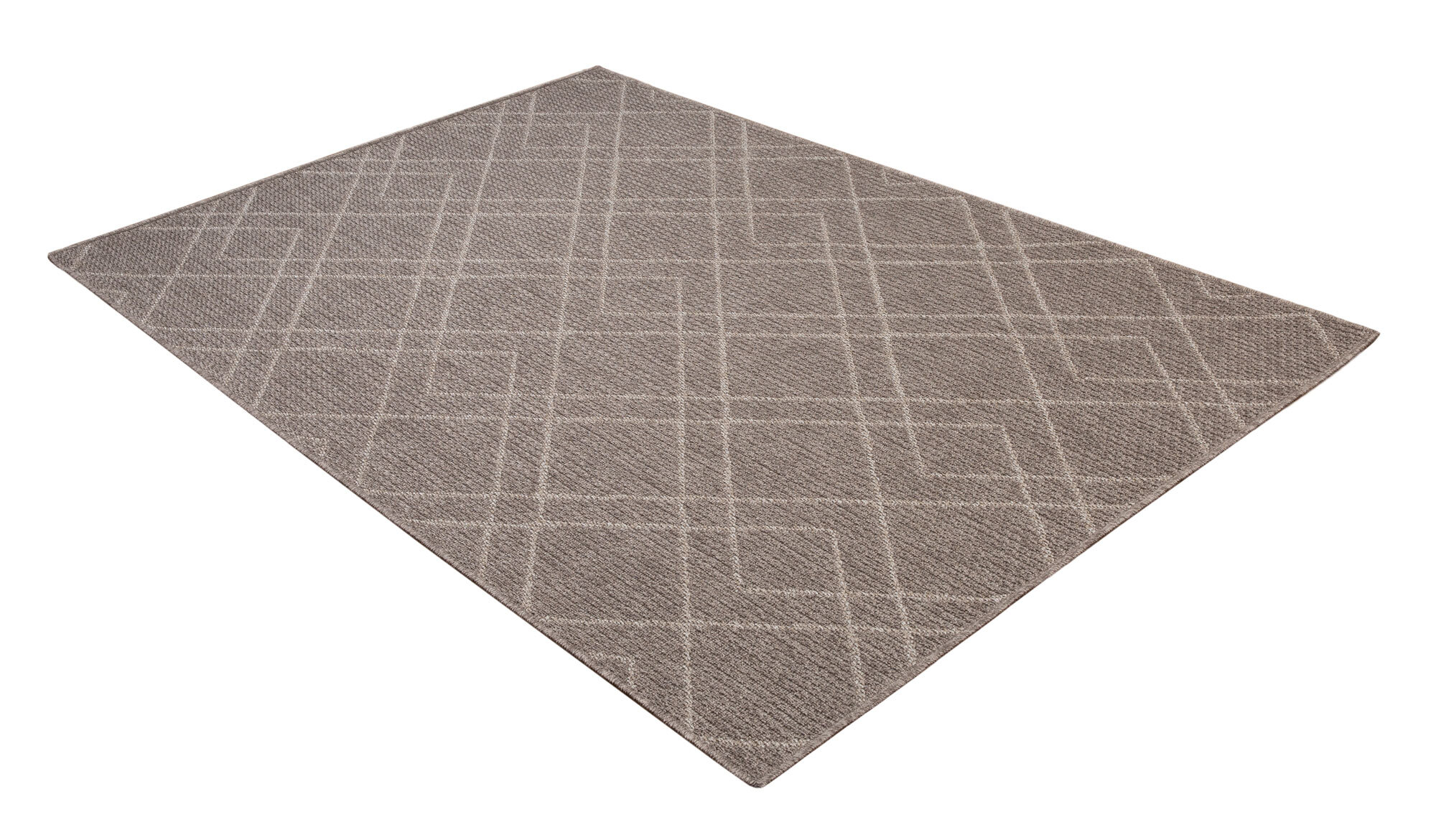 Mika Diamond Design Patio Rug