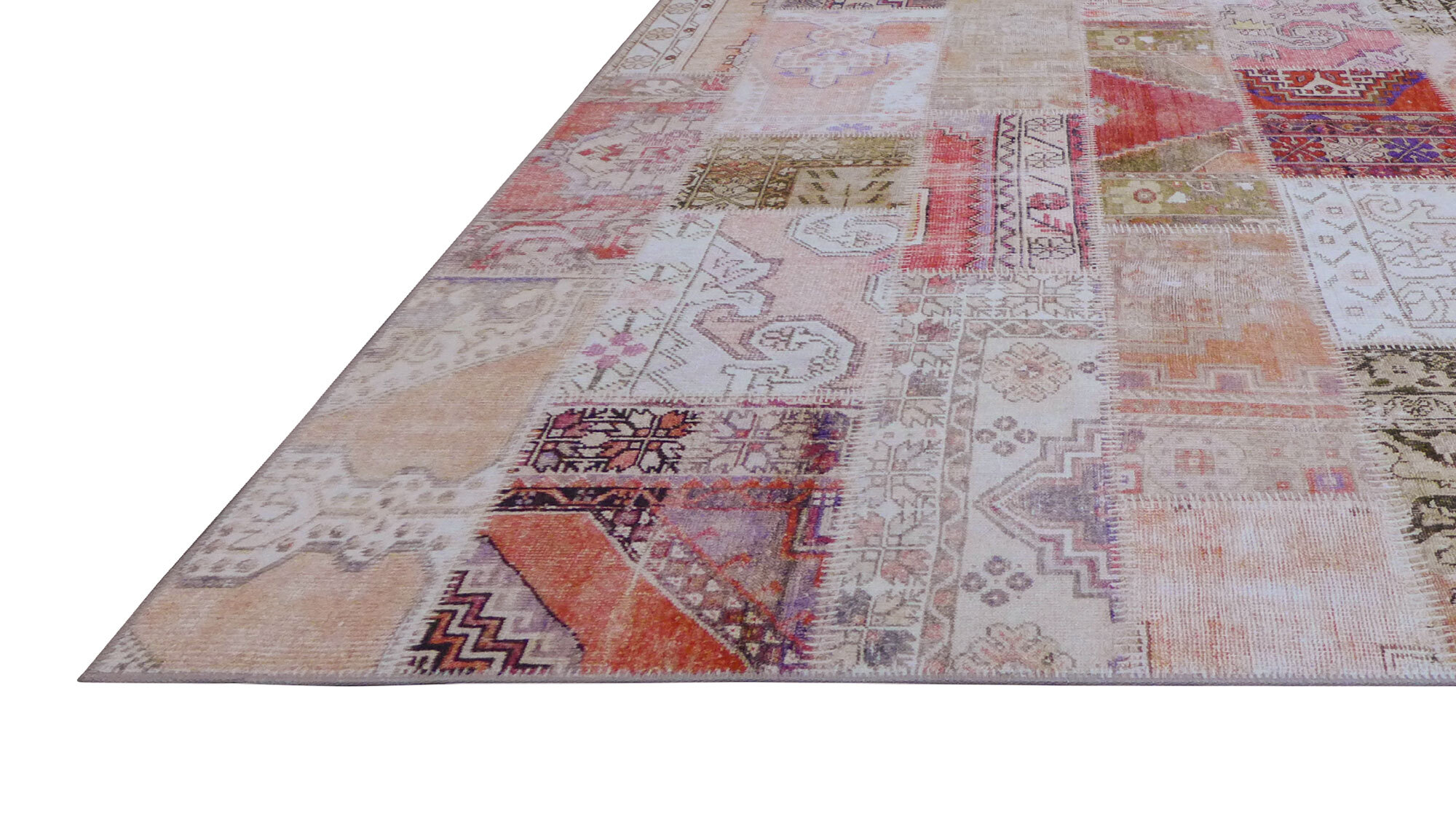 Noble Traditional Patchwork Rug 