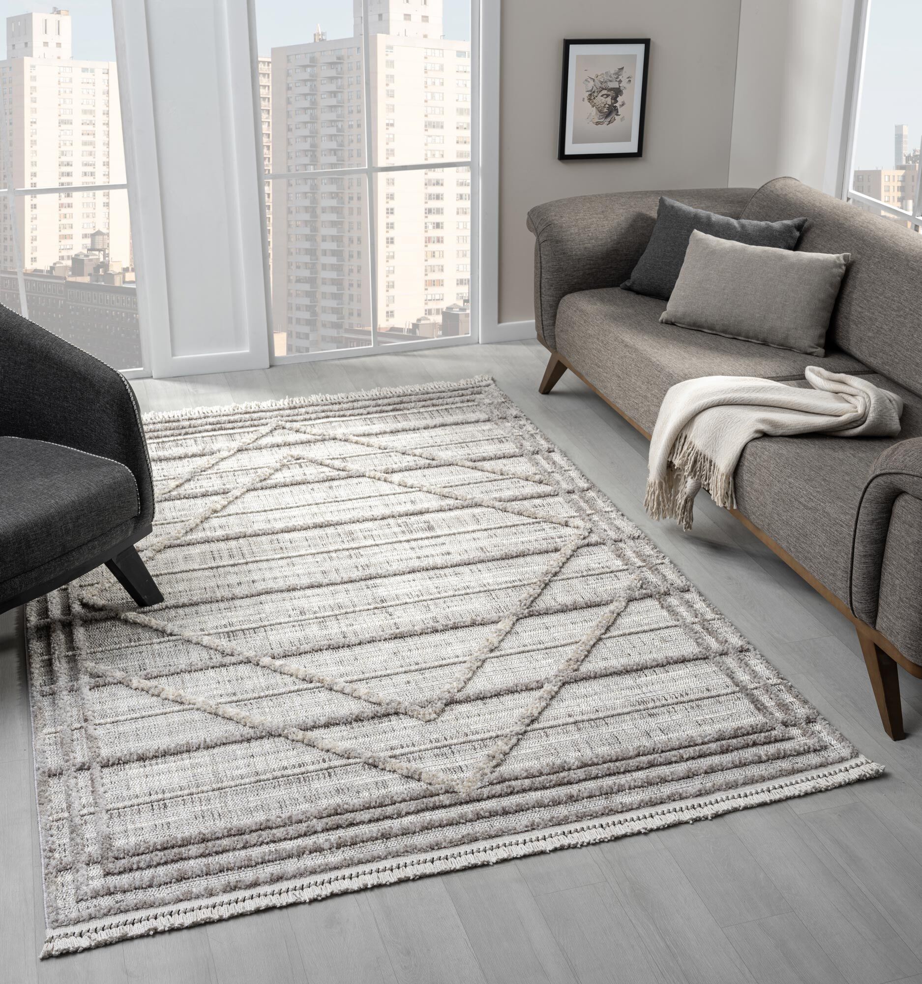 Spain Modern Geometric Rug