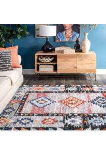 Amara Moroccan Tribal Fringed Rug