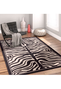 Americo Zebra Animal Print Rug