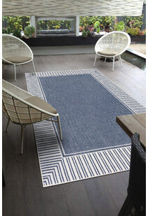 Ambient Blue Indoor Outdoor Rug