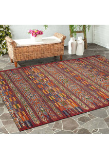 Aperto Geometric Flatweave Rug