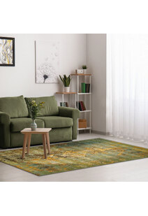 Aperto Transitional Green Rug