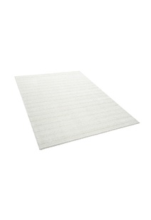 Austin Plain Ivory Striped Rug