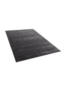 Austin Plain Charcoal Striped Rug