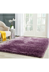 Dream Plain Violet Shaggy Rug