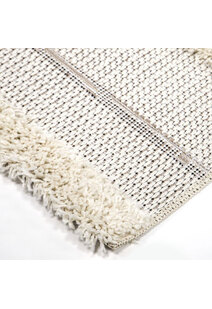 Evan Striped Multi Textured Rug