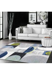 Freya Modern Circle Pattern Rug