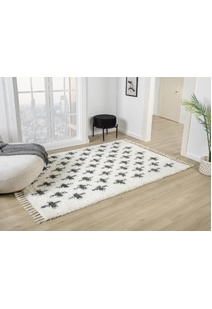 Joey Moroccan Cross Pattern Rug