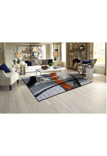 Lucia Orange Modern Abstract Rug