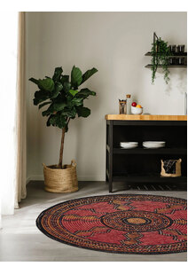 Mystique Round Tribal Rug