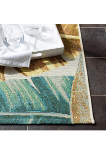 Sole Leaves Indoor & Outdoor Rug